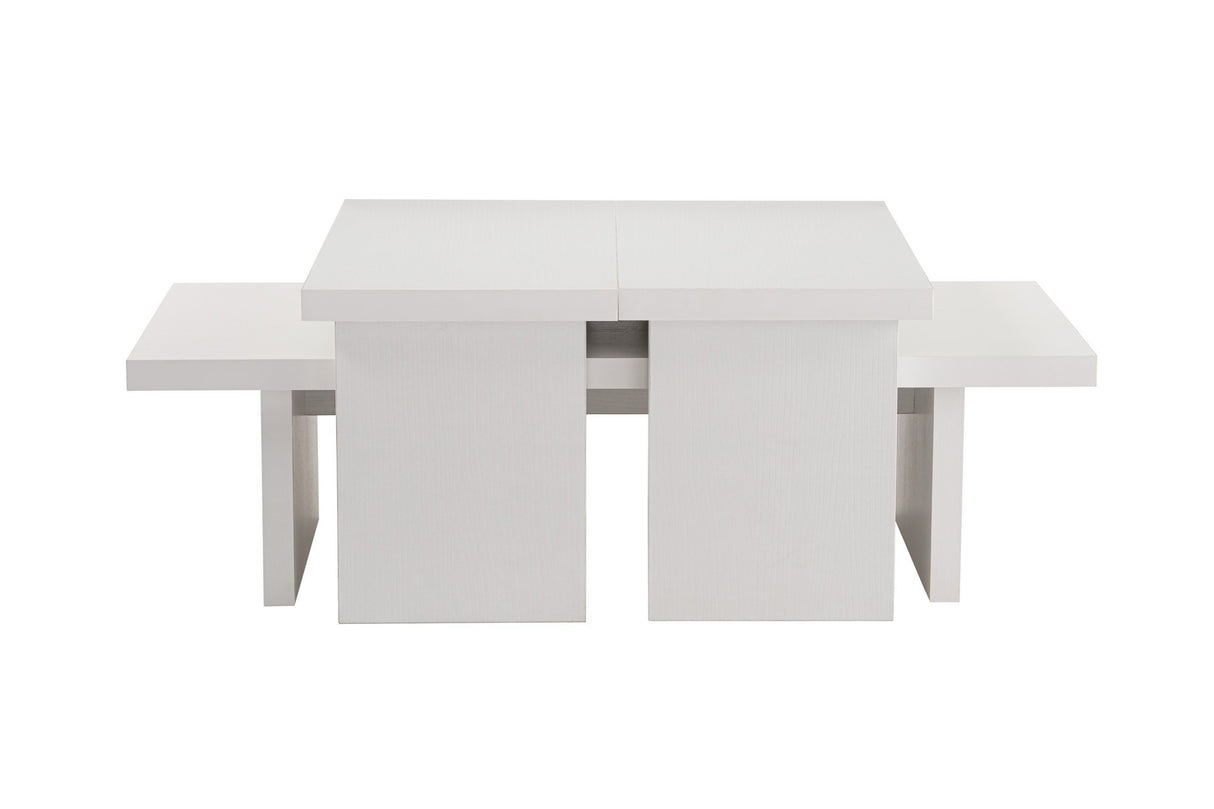 Salontafels - Salontafel Wit Melamine Rebellion - Dimehouse