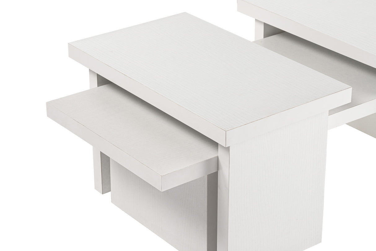 Salontafels - Salontafel Wit Melamine Rebellion - Dimehouse