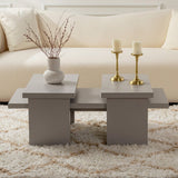 Salontafels - Salontafel Grijs Melamine Rebellion - Dimehouse