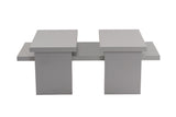 Salontafels - Salontafel Grijs Melamine Rebellion - Dimehouse
