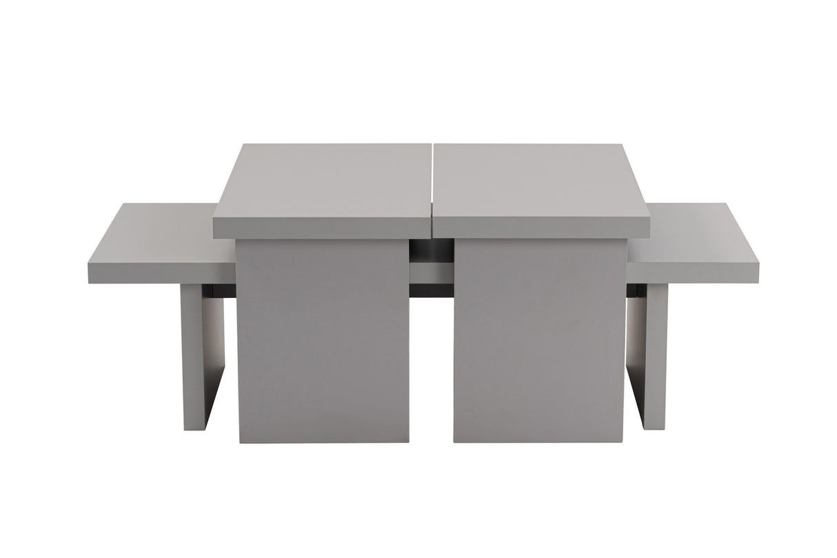 Salontafels - Salontafel Grijs Melamine Rebellion - Dimehouse