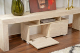 TV Meubels - TV Meubel Beige Melamine Vertex 50x180x31,3 cm - Dimehouse