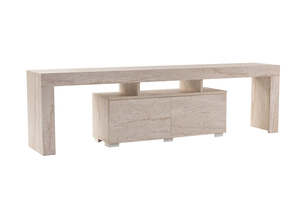 TV Meubels - TV Meubel Beige Melamine Vertex 50x180x31,3 cm - Dimehouse
