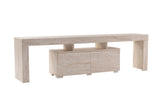 TV Meubels - TV Meubel Beige Melamine Vertex 50x180x31,3 cm - Dimehouse
