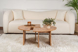 Salontafels - Ronde Salontafel Moari Atlantisch Dennenhout Melamine 90 cm - Dimehouse
