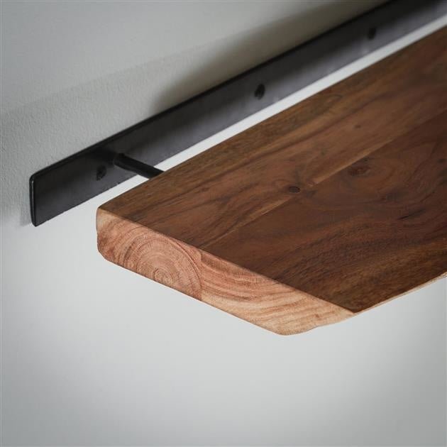 Mensola da parete Durris DH Interior Acacia LxLxH 63x22x7 Legno di acacia Atmosferica foto dettaglio