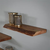 Mensola a muro Durris DH Interior Acacia LxLxH 63x22x7 Legno di acacia Foto atmosferica vista frontale diagonale