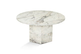 Salontafels - Ronde Salontafel Vano Marmerlook 80 cm - Dimehouse