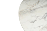 Salontafels - Ronde Salontafel Vano Marmerlook 80 cm - Dimehouse