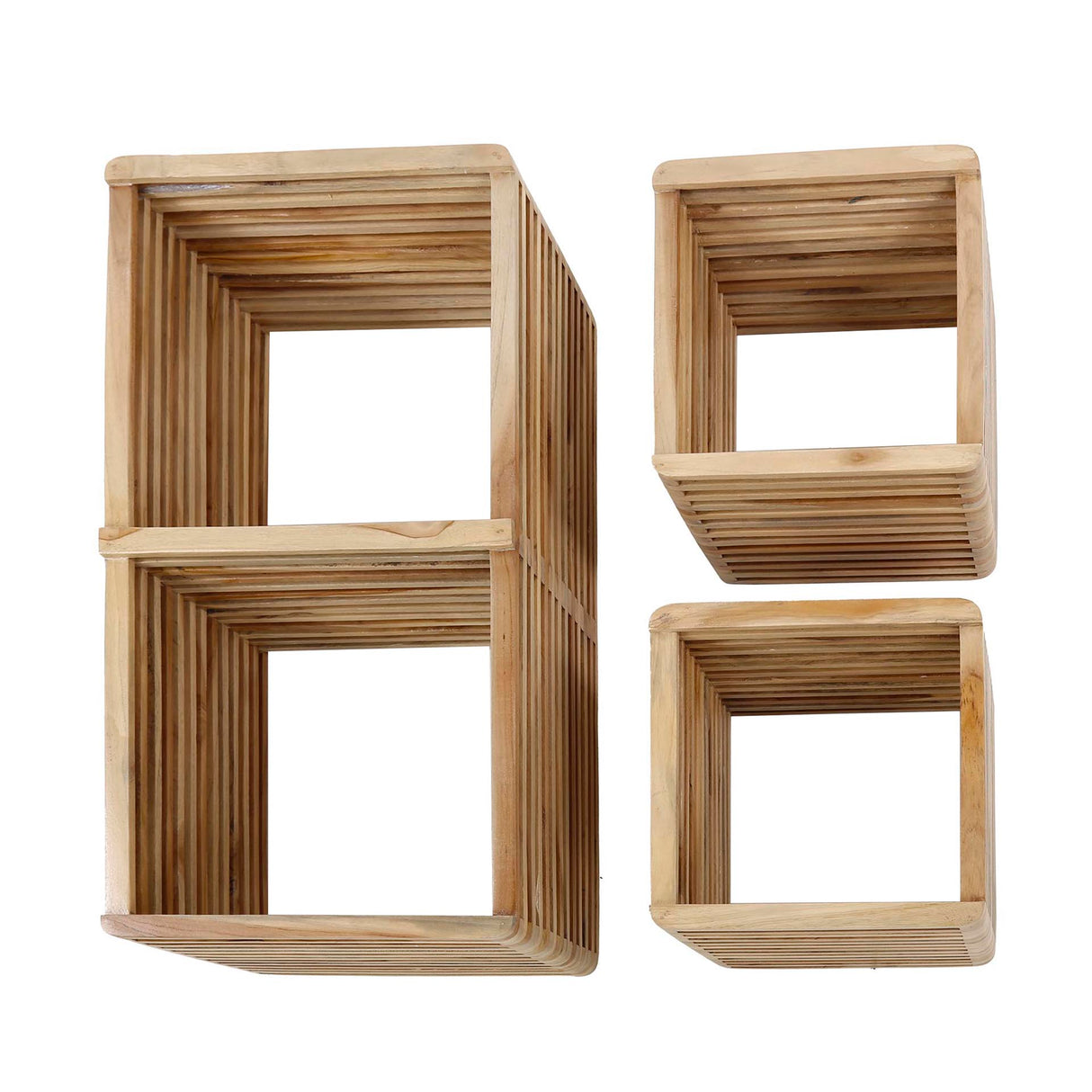 Wandrekken - Wandplank set van 3 Raoul teakhout - Dimehouse