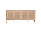 Mobile contenitore Calvin con chiusura ammortizzata 180 cm Aspetto rovere Legno composito rivestito melamina, MDF
