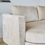 Divano Bella Dimehouse Beige LxPxH 138x98x55 Tessuto Dettaglio fotografico atmosferico