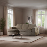 Divano Flores DH Interior Beige Foto ambientale vista diagonale frontale