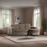 Divano Flores DH Interior Beige Foto ambientale vista diagonale frontale