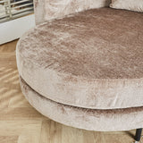 Divano Bella Dimehouse Tortora LxPxH 138x98x55 Tessuto Campione colore foto Atmosphere