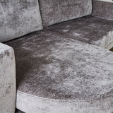 Divano Bella Dimehouse Grigio LxPxH 138x98x55 Tessuto Campione di colori fotografici atmosferici