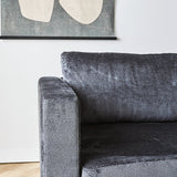 Divano Bella Dimehouse Antracite LxPxH 138x98x55 Tessuto Atmosferico dettaglio fotografico