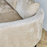 Divano Bella Dimehouse Beige LxPxH 138x98x55 Tessuto Dettaglio fotografico atmosferico