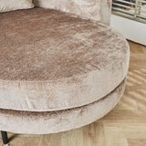 Divano Bella Dimehouse Tortora LxPxH 138x98x55 Tessuto Campione colore foto Atmosphere