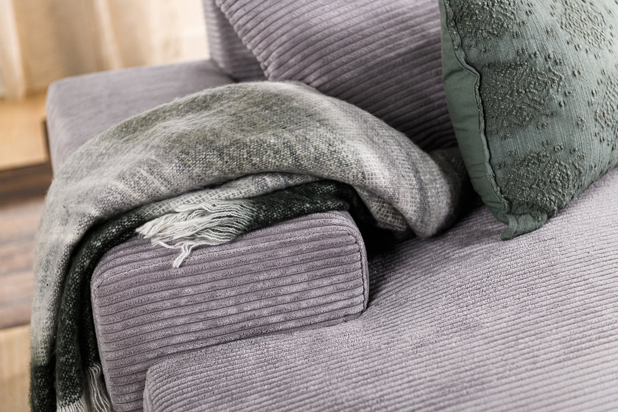 Divano Cambridge DH Interno Tessuto Rib Grigio Atmosfera foto diversa