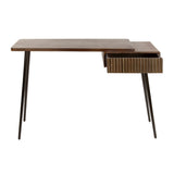 Kaptafels - Kaptafel Elin Massief Acacia Drift Brown 120 cm - Dimehouse