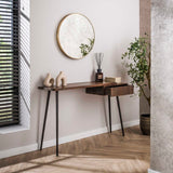 Kaptafels - Kaptafel Elin Massief Acacia Drift Brown 120 cm - Dimehouse