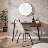 Kaptafels - Kaptafel Elin Massief Acacia Drift Brown 120 cm - Dimehouse
