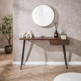 Kaptafels - Kaptafel Elin Massief Acacia Drift Brown 120 cm - Dimehouse