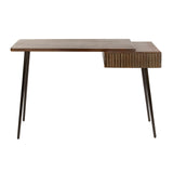 Kaptafels - Kaptafel Elin Massief Acacia Drift Brown 120 cm - Dimehouse