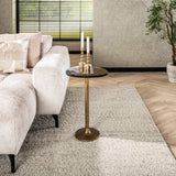 Tavolino Aurum Oro Antico 60 cm
