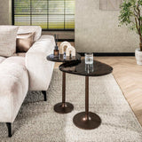 Bijzettafels - Bijzettafel Aurum Antiek Koper 55 cm - Dimehouse