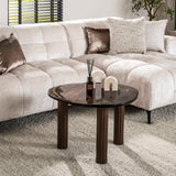 Salontafels - Salontafel Aura L Antiek Koper 70x59 cm - Dimehouse