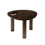 Salontafels - Salontafel Aura L Antiek Koper 70x59 cm - Dimehouse