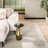 Bijzettafels - Bijzettafel Vesto Druppelvorm Antiek Goud 45 cm - Dimehouse