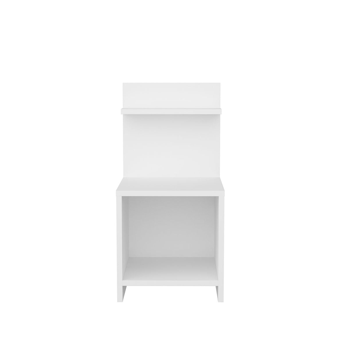 Comodino Ullman bianco 35,6 x 37,4 x 72 cm Legno composito rivestito melamina