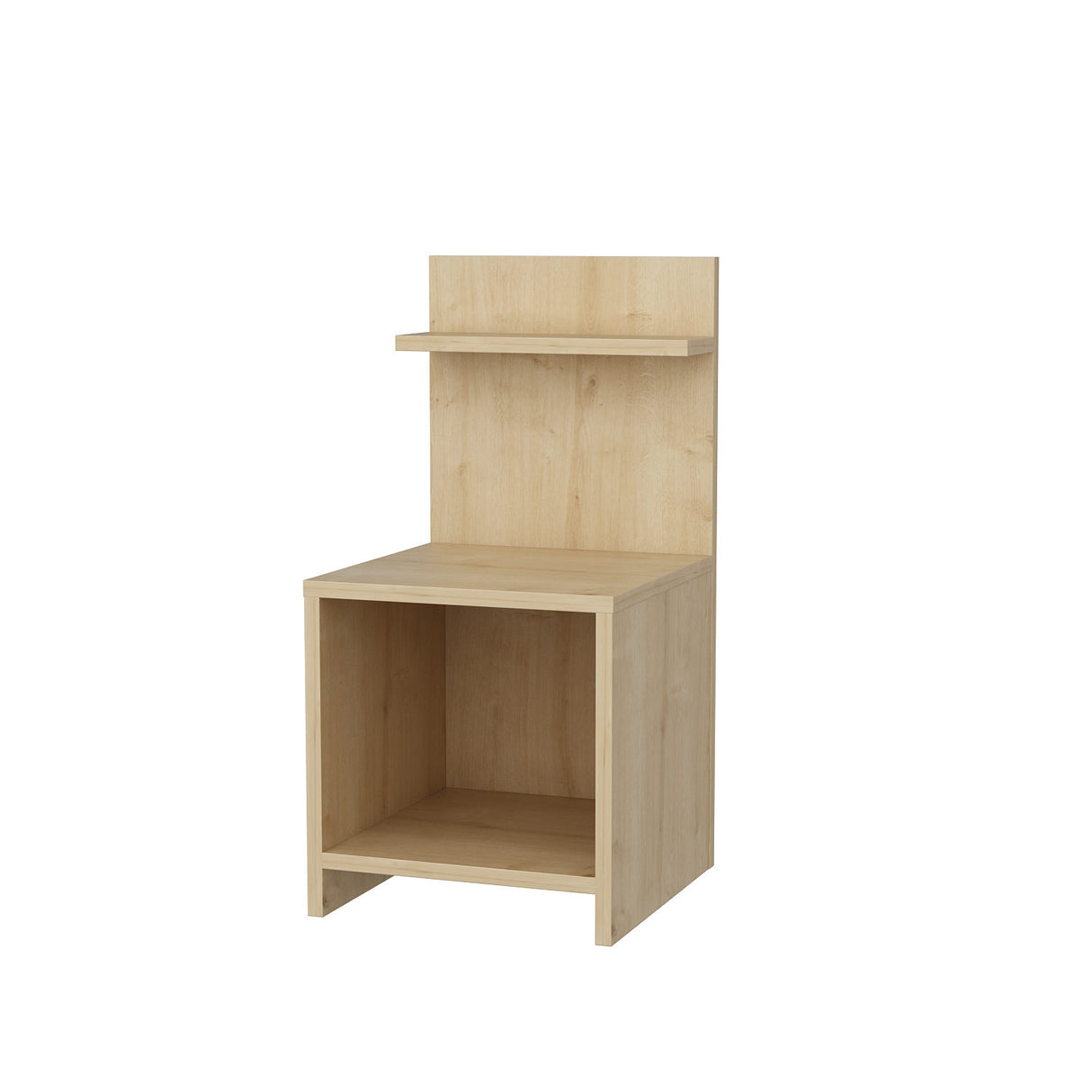 Comodino Ullman aspetto rovere 72 cm Legno composito con rivestimento melaminico