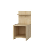 Comodino Ullman aspetto rovere 72 cm Legno composito con rivestimento melaminico