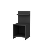 Mobile laterale Ullman antracite 72 cm Pannello per mobili rivestito in melamina
