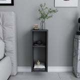 Mensola da parete Sault antracite 23,2 x 22 x 59,6 cm Composito di legno rivestito melamina