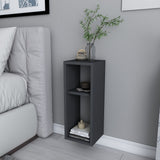 Mensola da parete Sault antracite 23,2 x 22 x 59,6 cm Composito di legno rivestito melamina