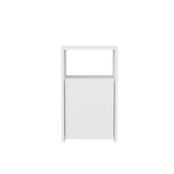 Comodino Carlin bianco 36 cm Legno composito rivestito melaminico