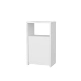 Comodino Carlin bianco 36 cm Legno composito rivestito melaminico