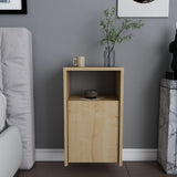 Comodino Carlin effetto rovere 36 cm Mobile in legno rivestito melaminico