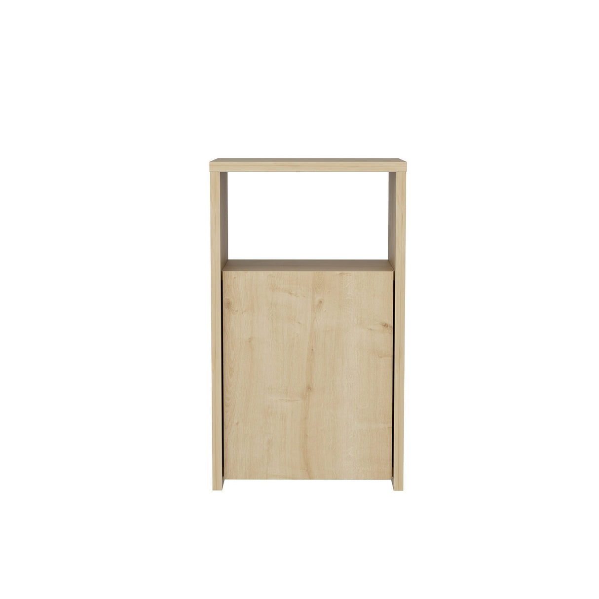 Comodino Carlin effetto rovere 36 cm Mobile in legno rivestito melaminico