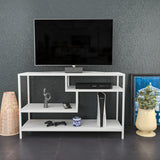 TV Meubels - TV Meubel Robbins White Wit Melamine 120x75x39 cm - Dimehouse