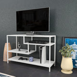 TV Meubels - TV Meubel Robbins White Wit Melamine 120x75x39 cm - Dimehouse