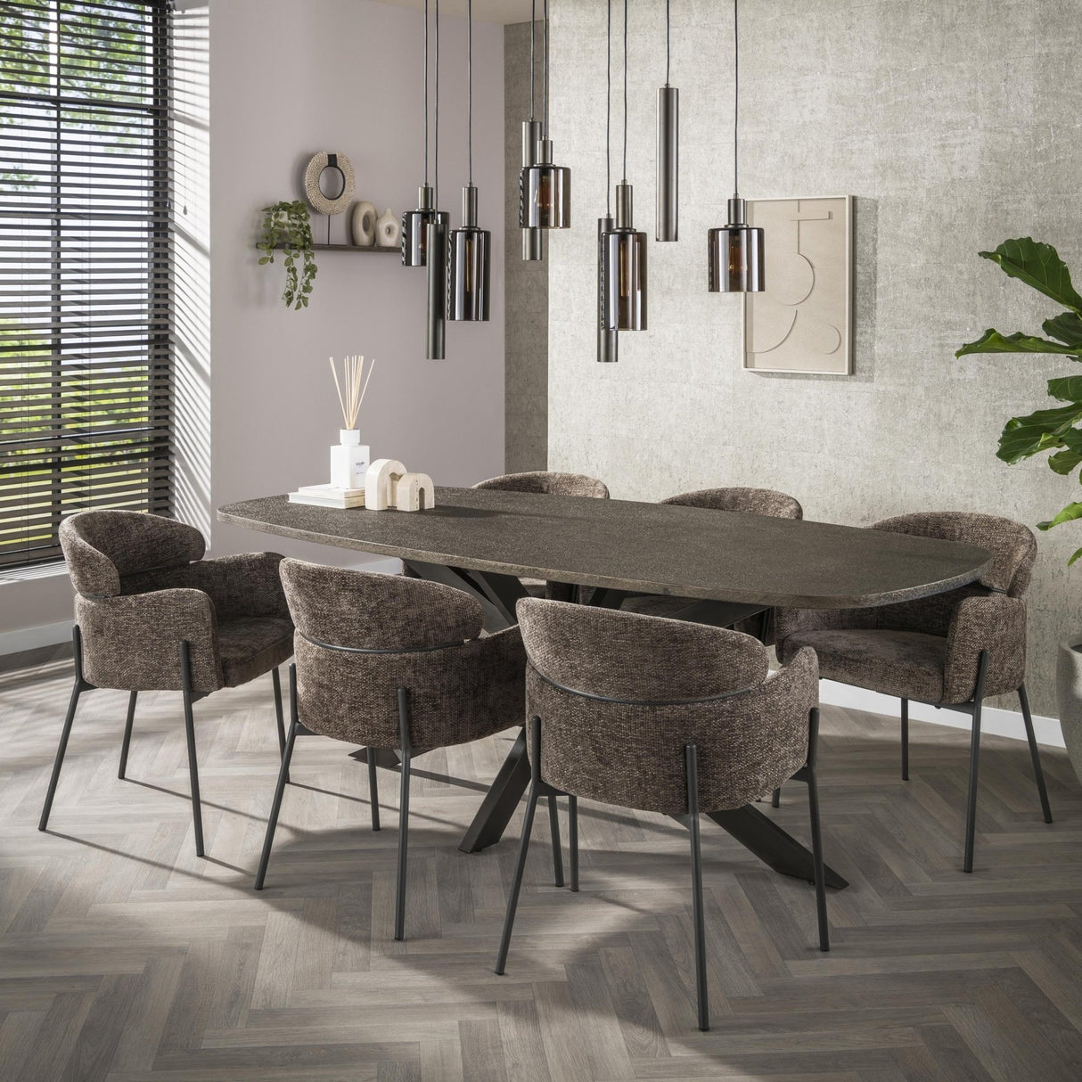 Tavolo da pranzo Danese Ovale Virello Bronzo Metallo Liquido 215 cm