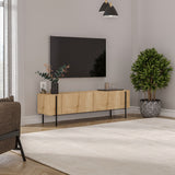 Herman tv-meubel Sapphire eikenlook 160 cm Gemelamineerd houtcomposiet