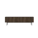 Mobile TV Herman effetto noce 160 cm Legno rivestito melaminico
