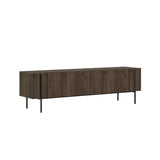 Mobile TV Herman effetto noce 160 cm Legno rivestito melaminico